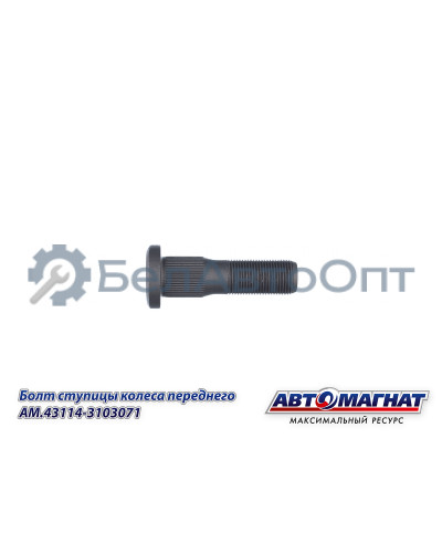 Болт ступицы КАМАЗ "Автомагнат" (AM-46-053)(Комплект 10 шт.) 43114-3103071