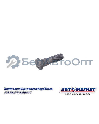 Болт ступицы КАМАЗ "Автомагнат" (AM-46-053)(Комплект 10 шт.) 43114-3103071