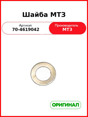 Шайба МТЗ (ОАО МТЗ)  70-4619042