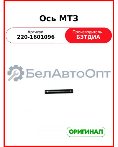 Ось (РУП БЗТДиА)  220-1601096