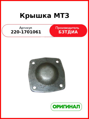 Крышка (РУП БЗТДиА)  220-1701061