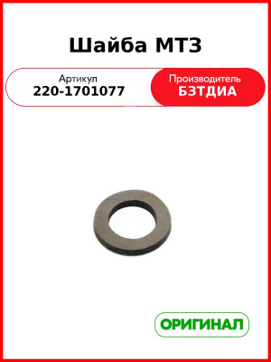 Шайба МТЗ (РУП БЗТДиА)  220-1701077