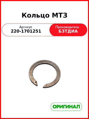 Кольцо (РУП БЗТДиА)  220-1701251