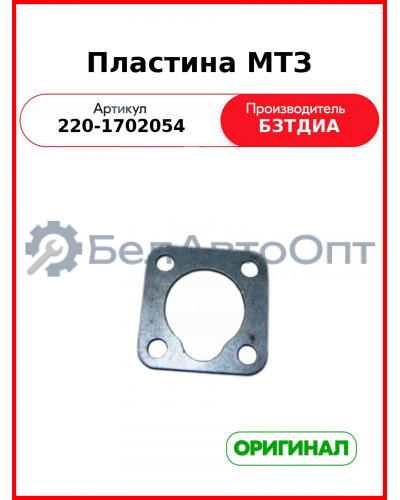 Пластина (РУП БЗТДиА)  220-1702054