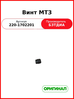 Винт (РУП БЗТДиА)  220-1702201
