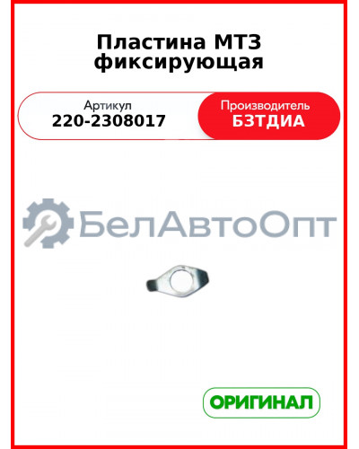 Пластина (РУП БЗТДиА)  220-2308017