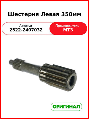 Шестерня (ОАО МТЗ)  2522-2407032