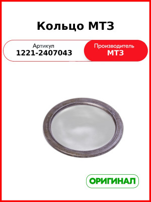 Кольцо дифференциала моста заднего МТЗ-1221,-1523  ОАО МТЗ  1221-2407043