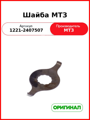 Шайба МТЗ (ОАО МТЗ)  1221-2407507
