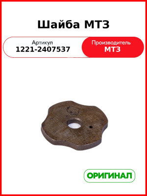 Шайба МТЗ (РУП МТЗ)  1221-2407537