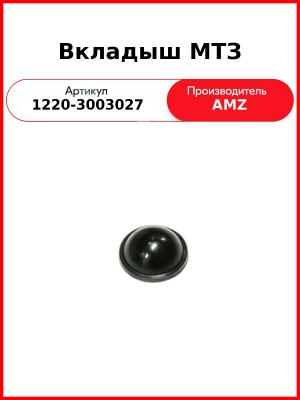 Вкладыш МТЗ рулевого пальца РБ 1220-3003027