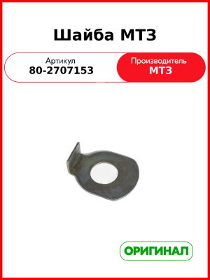 Шайба МТЗ (РУП МТЗ)  80-2707153