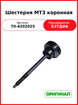 Шестерня (РУП БЗТДиА)  70-4202025