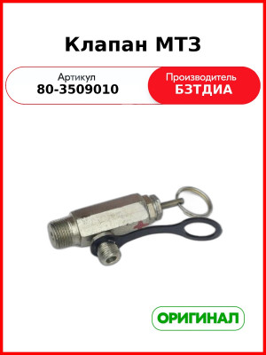Клапан (РУП БЗТДиА)  80-3509010