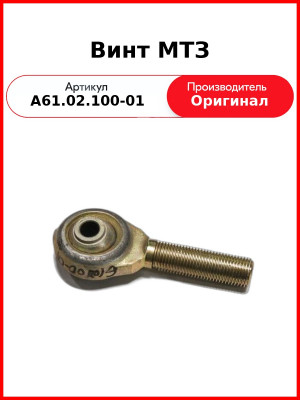 Винт (РБ)* (САЗ)  МТЗ-А61.02.100-01