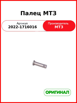 Палец МТЗ (ОАО МТЗ)  2022-1716016
