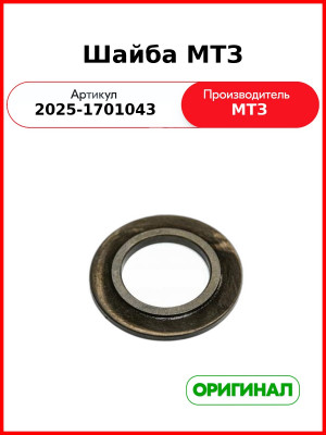 Шайба МТЗ (ОАО МТЗ)  2025-1701043