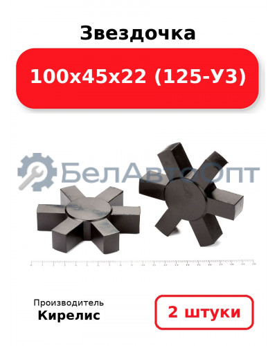 Звездочка 100х45х22 (125-У3) Комплект 2(шт.)