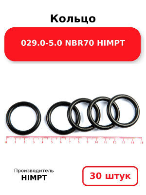 Кольцо 029.0-5.0 NBR70 HIMPT. Комплект 30(шт.)