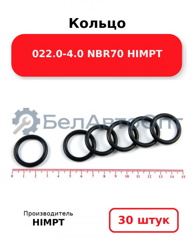 Кольцо 022.0-4.0 NBR70 HIMPT. Комплект 30(шт.)