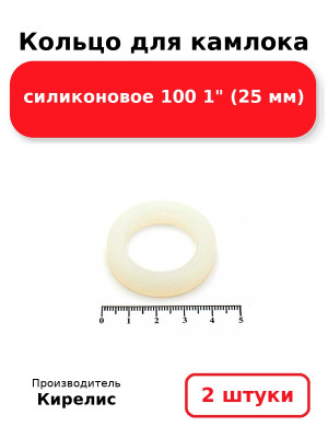 Кольцо для камлока силиконовое 100 1 (25 мм). Комплект 2(шт.)
