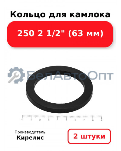 Кольцо для камлока 250 2 1/2 (63 мм) Комплект 2(шт.)